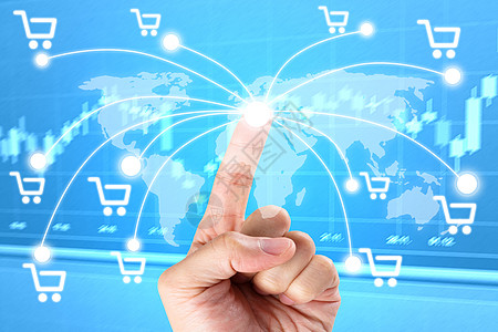 網(wǎng)上購(gòu)物 背景圖片
